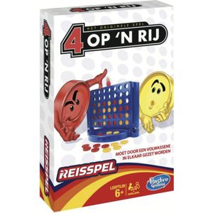 Hasbro Reisspelletje 4 op een rij - Compacte versie voor onderweg - Geschikt voor 2 spelers vanaf 6 jaar