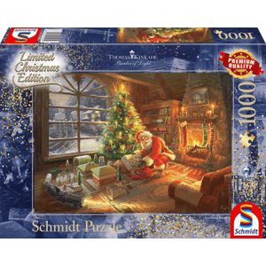 Schmidt Puzzle Legpuzzel Santa Is Here Karton 1000 Stukjes