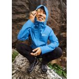 Jack Wolfskin Prelight 2.5L Backlength Jacket Women Regenjack Dames L mid blue mid blue