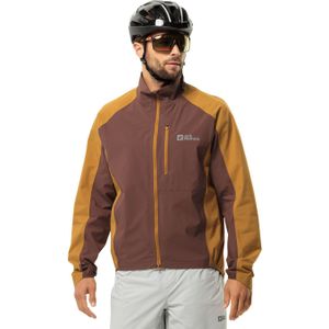Jack Wolfskin Gravex 2.5L Jacket Men Fiets-regenjack Heren M dark rust Dark Rust