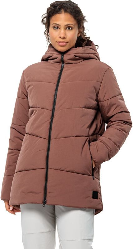 Jack Wolfskin Karolinger Long Jacket Women Winterjas Dames S wild ginger wild ginger
