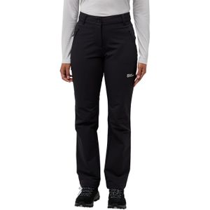 Jack Wolfskin Activate Thermic Pants Women Softshell-wandelbroek Dames 40 R black black