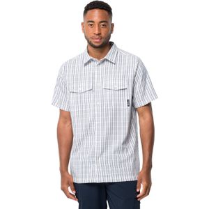 Jack Wolfskin Thompson Shirt Men Wandeloverhemd met korte mouwen Heren S white rush 41 white rush 41
