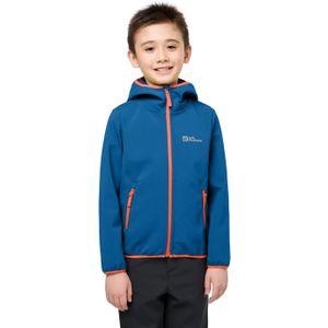 Jack Wolfskin Fourwinds Jacket Kids Softshelljack Kinderen 104 crisp cobalt crisp cobalt