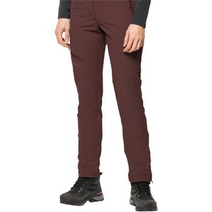 Jack Wolfskin Holdsteig Pants Women Softshell-wandelbroek Dames 42S dark maroon dark maroon