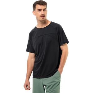 Jack Wolfskin Wanderword T-Shirt Men Functioneel shirt Heren M granite black granite black