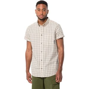 Jack Wolfskin Hot Springs Shirt Men Wandeloverhemd met korte mouwen Heren S egret 41 egret 41