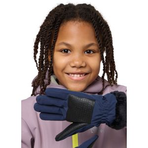 Jack Wolfskin Highloft Glove Kids Softshell-handschoenen Kinderen 140 blue night blue