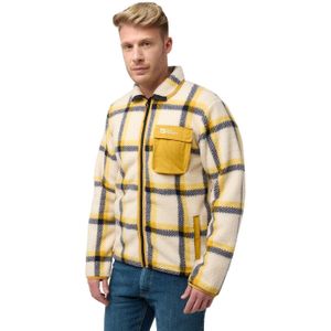 Jack Wolfskin Felslicht Check Jacket Men Fleece jack Heren 3XL panna cotta panna cotta