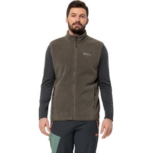 Jack Wolfskin Waldsteig FZ Vest Men Fleece bodywarmer Heren S cold coffee / cold coffee cold coffee / cold coffee