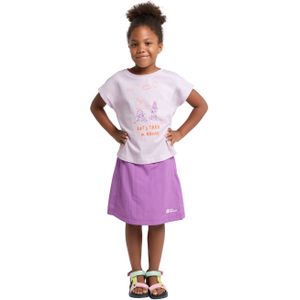 Jack Wolfskin Take A Break T-Shirt Girls T-shirt van biologisch katoen kinderen 152 pale lavendar Pale Lavendar