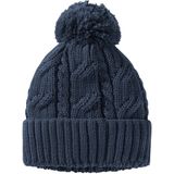 Jack Wolfskin Pompom Beanie Winddichte gebreide muts One Size blue night blue