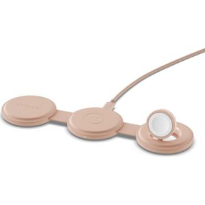 Satechi On-the-Go Qi2 MagSafe 3 In 1 Oplader Roze