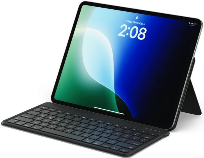 Satechi - OntheGo - Draadloos Toetsenbord - Zwart - Geïntegreerde Verstelbare Houder