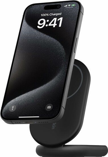 Belkin - BoostCharge - Draadloze Oplader - Zwart - 15W - MagSafe-compatible