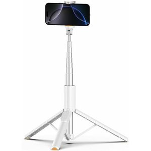 TechProtection - Bluetooth Selfie Stick / Tripod - Wit - 2-in-1 Accessoire