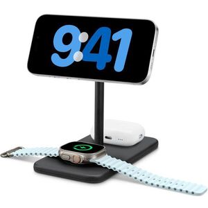 Twelve South - HiRise 3 Qi2 Deluxe - Draadloze Oplader - Zwart - 3 In 1