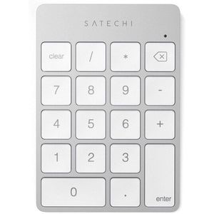 Satechi - Slim Aluminum - Bluetooth Keypad - Zilver - USB-C
