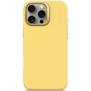 Decoded Siliconen MagSafe iPhone 16 Pro Max Hoesje Geel