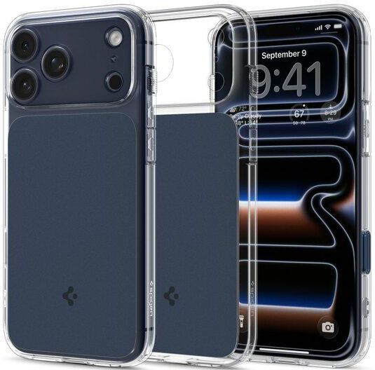 Spigen Ultra Hybrid T MagSafe iPhone 17 Pro Max Hoesje Blauw