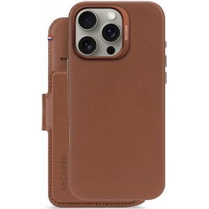 Decoded - 2 in 1 Leather Detachable Wallet - Zwart - Echt Leer - Voor MagSafe