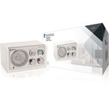 König HAV-TR1200 Draagbare Retro MP3/Smartphone/Tablet Radio Wit