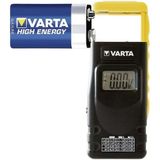 Varta Digitale Batterijtester Zwart/Geel