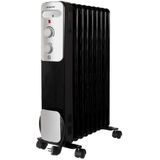 Inventum KO931B Oliegevulde Radiator 2000W Zwart/Zilver