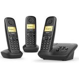 Gigaset A270A Trio DECT Telefoon + Antwoordapparaat Zwart