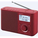 Sony XDR-S61D DAB draagbare radio Rood