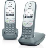 Gigaset A415 Duo DECT Telefoon Wit/Grijs