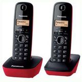 Draadloze telefoon Panasonic Corp. KX-TG1612SPR DECT Negro (2 Pcs)