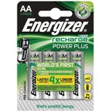 Energizer EN-PWRPL2000B4 Oplaadbare Nimh Batterij Aa 1.2 V Power Plus 2000 Mah 4-blister