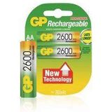 Gp GP-NIMH-AA-02 Nimh Rechargeable Battery 1v2 Aa 2600 mah 2-pack