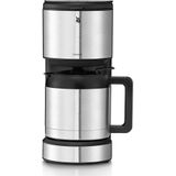 WMF Stelio Koffiezetapparaat + Thermoskan 1L 1000W RVS/Zwart