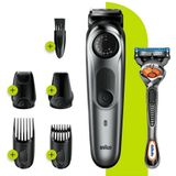 Braun BT7220 BeardTrimmer 7 Trimmer Zilver/Zwart