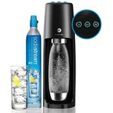 Sodastream Spirit One Touch + 1 Fuse Fles en 60L CO2 Cilinder Zwart