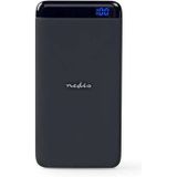Nedis UPBK10001BK Powerbank 10000 Mah 2 Usb-a Uitgangen 2,1a Micro-usb Ingang Zwart
