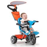 Driewieler Feber Baby Plus Music Blauw Oranje