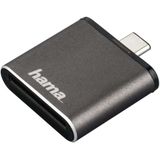Hama USB 3.1-kaartlezer SD UHS-II USB 3.1 Type-C Grijs