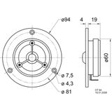 Visaton Vs-dt94/8 Dome Tweeter 20 mm (0.8") 8 Ohm