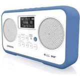 Sangean DPR77 Draagbare DAB+ Radio Blauw/Wit