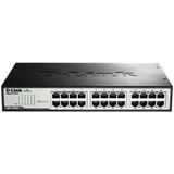 Schakelaar D-Link DGS-1024D 24 p 10 / 100 / 1000 Mbps Zwart