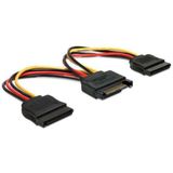 Kabel Voeding SATA I naar SATA II DELOCK 60105 15 cm