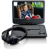 Lenco DVP947BK Draagbare DVD-Speler + Bluetooth Koptelefoon Zwart