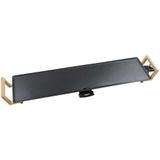 Bestron ABP604BB XXL Teppanyaki Grillplaat 90x23 cm Bamboe/Zwart