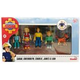 Simba Brandweerman Sam Familie Jones Figuren 5 Stuks