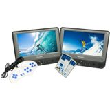 Salora DVP9948DUO Portable DVD-Speler 2 Stuks Grijs/Wit