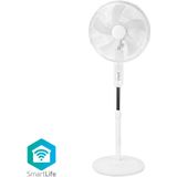 Nedis WIFIFN10CWT Wi-fi Smart Ventilator Staand 16" 40 Cm Wit