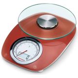 Soehnle 66229 Vintage Style Digitale Keukenweegschaal Rood